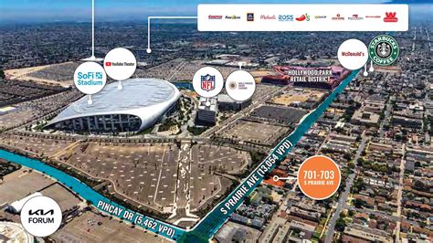 Find parking costs, opening hours and a parking map of SoFi Stadium - Orange Zone Lot H Stadium Dr as well as other parking lots, street parking, parking meters and private garages for rent in Inglewood